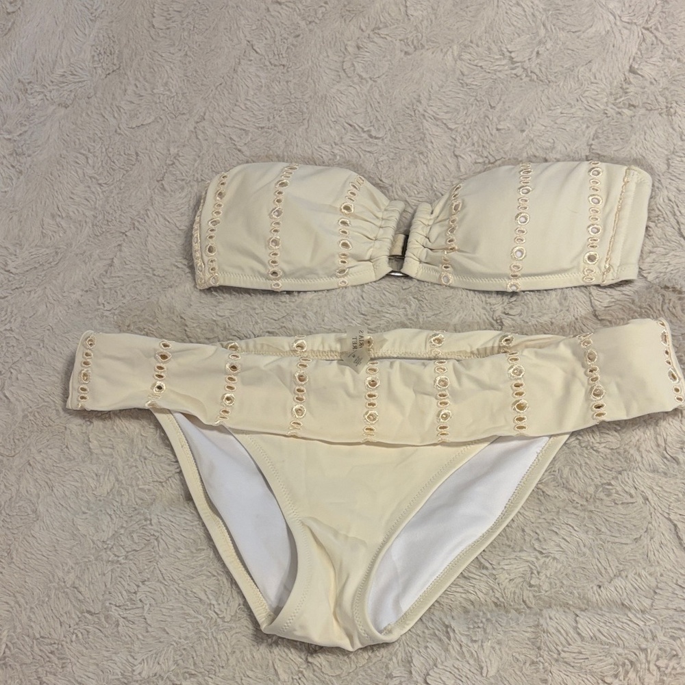 Victoria's Secret Cream Bandeau Bikini